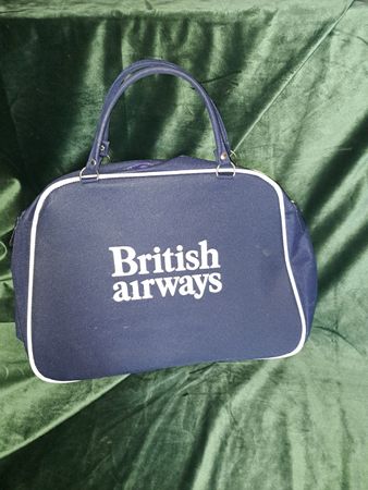 Vintage British Airways Reisetasche, selten! Top!70er J.neu