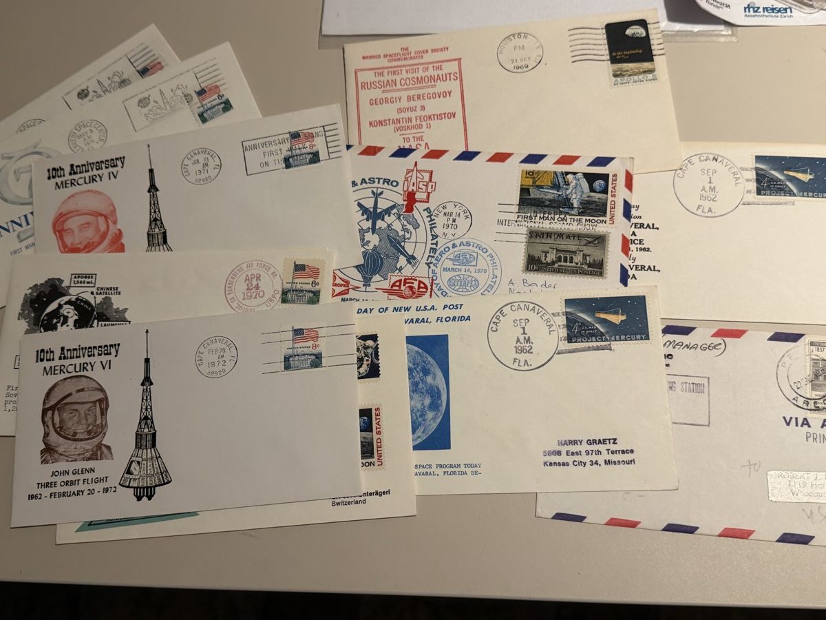 Alle Briefmarken: Box voll mit ASTRO-Philatelie – Gebraucht aus Lufingen von Rac0 7