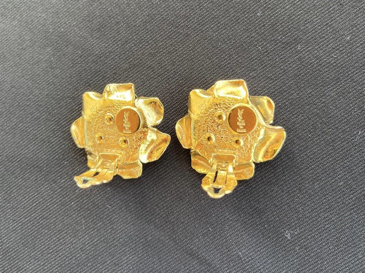 Saint Laurent Orecchini pendenti & Orecchini a lobo: YSL Ohrclips vergoldet – Usato da Widen venduto da evce1318 1