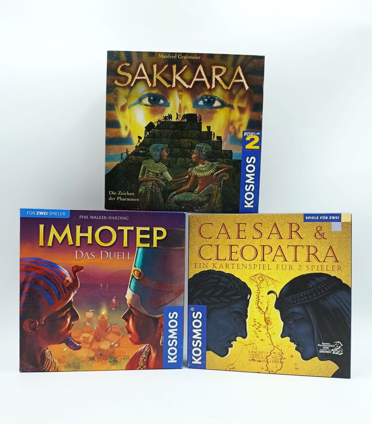 Kosmos Giochi: Kosmos Spiele: Sakarra, Imhotep, Caesar & Cleopatra – Usato da Wil SG venduto da Donaldus