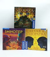 Kosmos Spiele: Sakarra, Imhotep, Caesar & Cleopatra