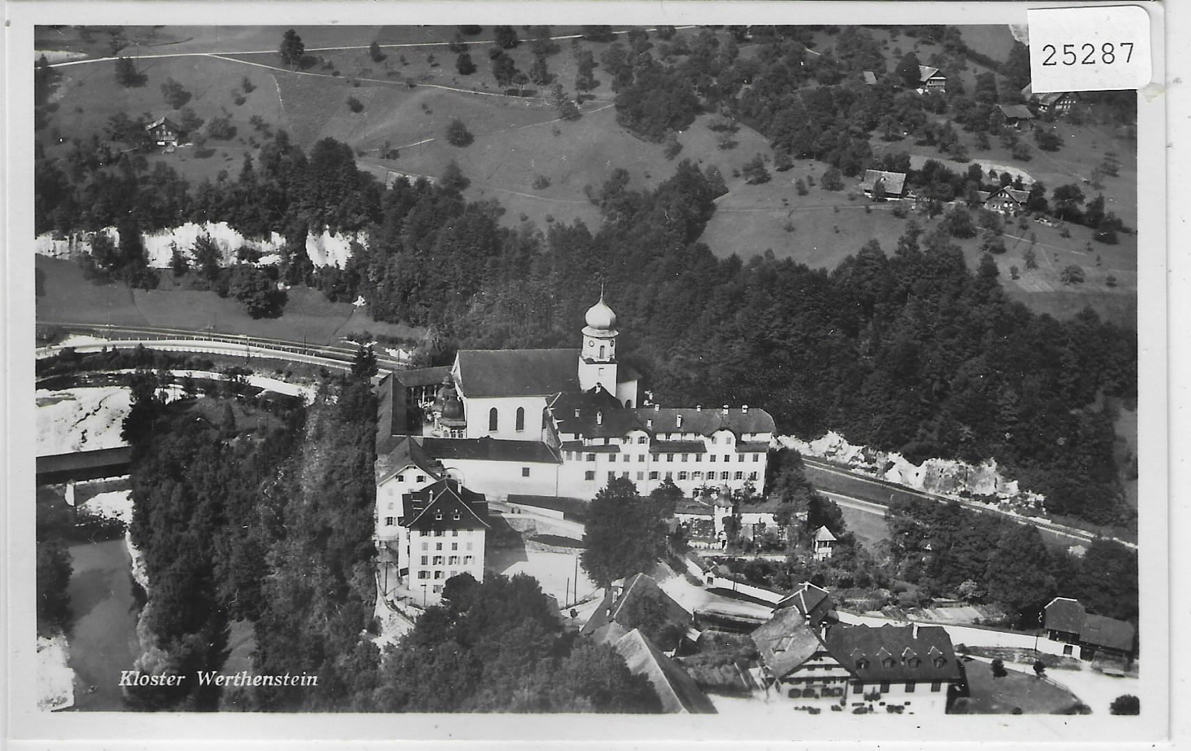 Cartoline postali: Flugaufnahme Kloster Werhenstein – Antico da Ettingen venduto da Kartenplanet
