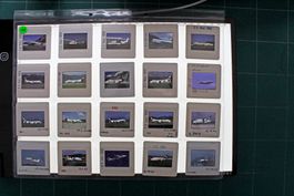 60 Flugzeugdias, vor allem Schweizer Airlines SET 10-12