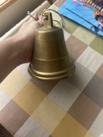 Antike Messing Glocke, Vintage Kuhglocke - Deko Glocke!