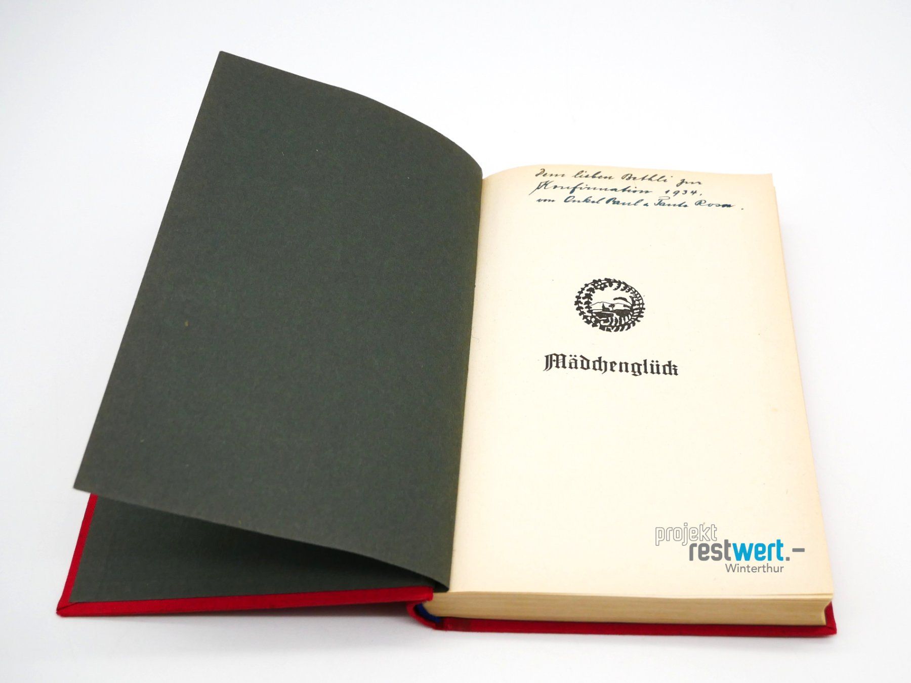 Libri: A. HOFFMANN - Mädchenglück – Usato da Winterthur venduto da Restwert_Winterthur 4