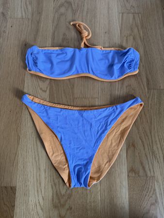 Bikini wendbar violett orange zweifarbig guter Zustand