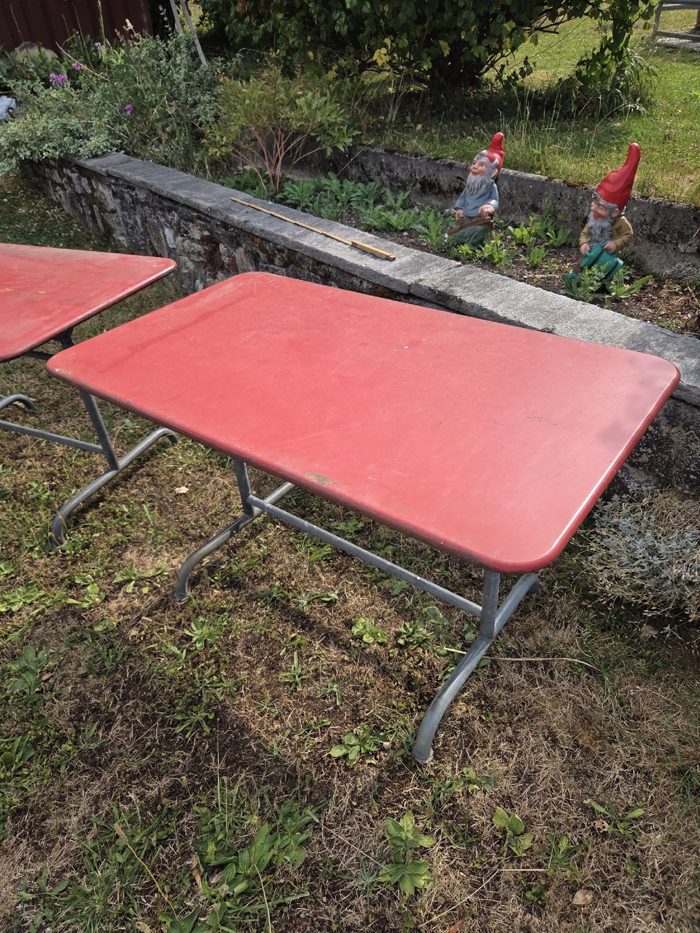 Bigla Tables: 2 Stk Metalltische "Bigla" / 1960 – D'occasion à Burg im Leimental par Spuma87 4