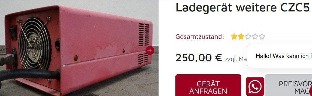 Caricabatterie: CZC5 Ladegerät 23V 30A  chargeur – Usato da Collonges venduto da arashee 5