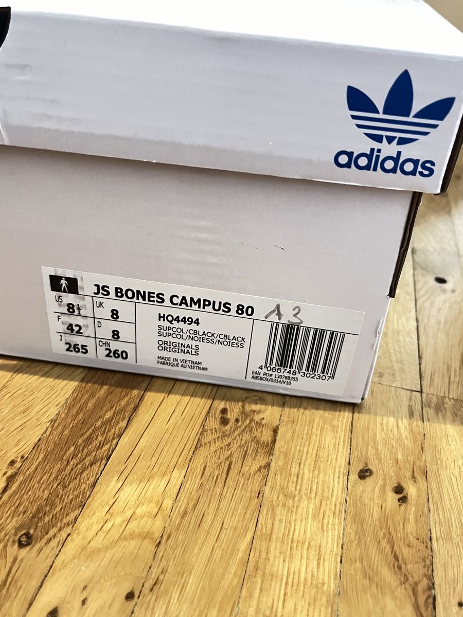adidas gazelle silver green womens CAMPUS 80 X JEREMY SCOTT BONES SNEAKERS – Lord & Taylor main image 1