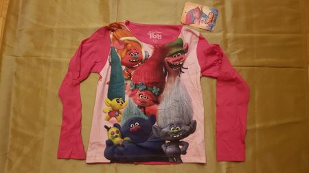 Trolls Langarmshirt Gr 146 / 152 NEU Poppy Shirt Mädchen