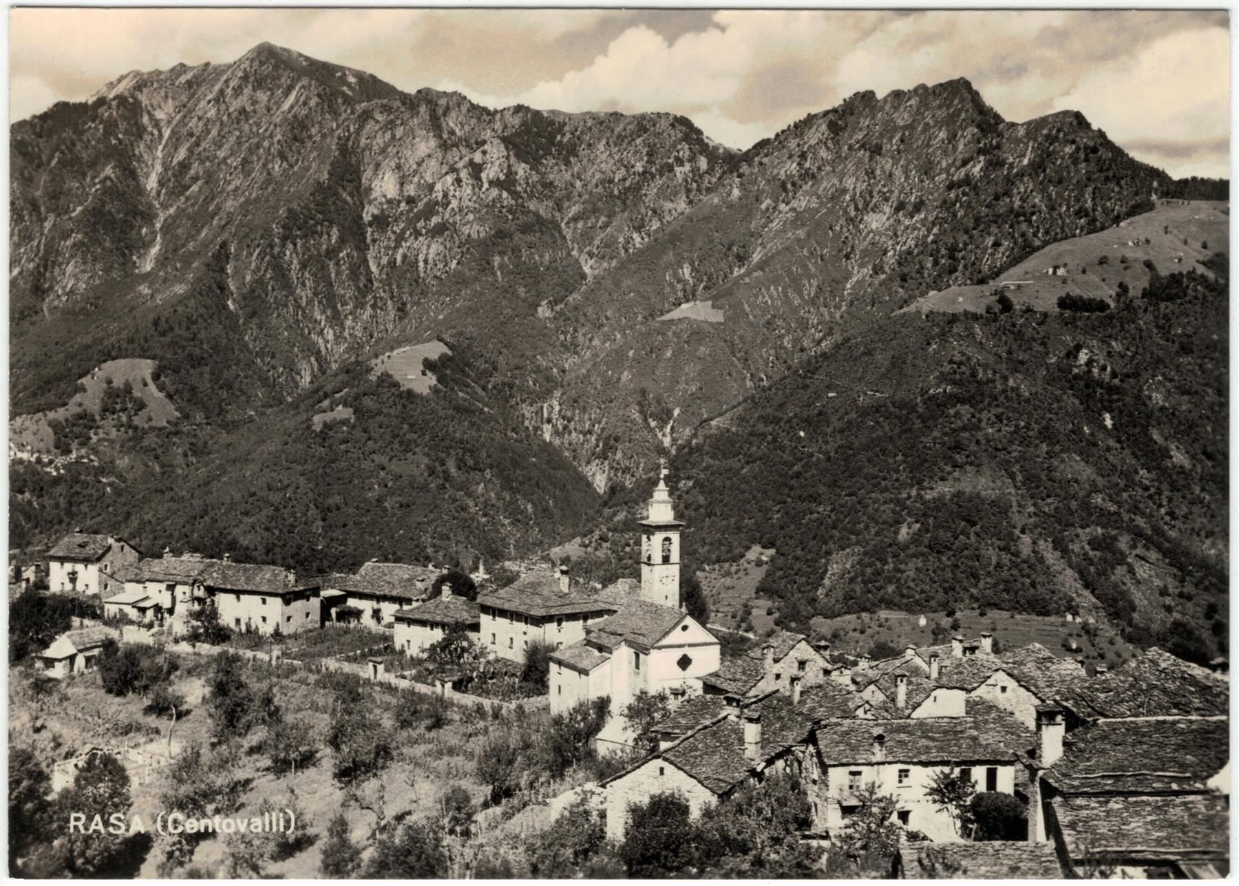 Cartoline postali: TI 78 RASA Centovalli – Usato da Fribourg venduto da philafri