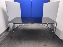 USM Haller Tisch mit Chromgestell (200cm x 100cm)