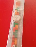  Limitierte Swatch Art Special Armbanduhr Red Painted Time.