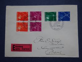 1952  Z-Nr. 309 - 312 FDC