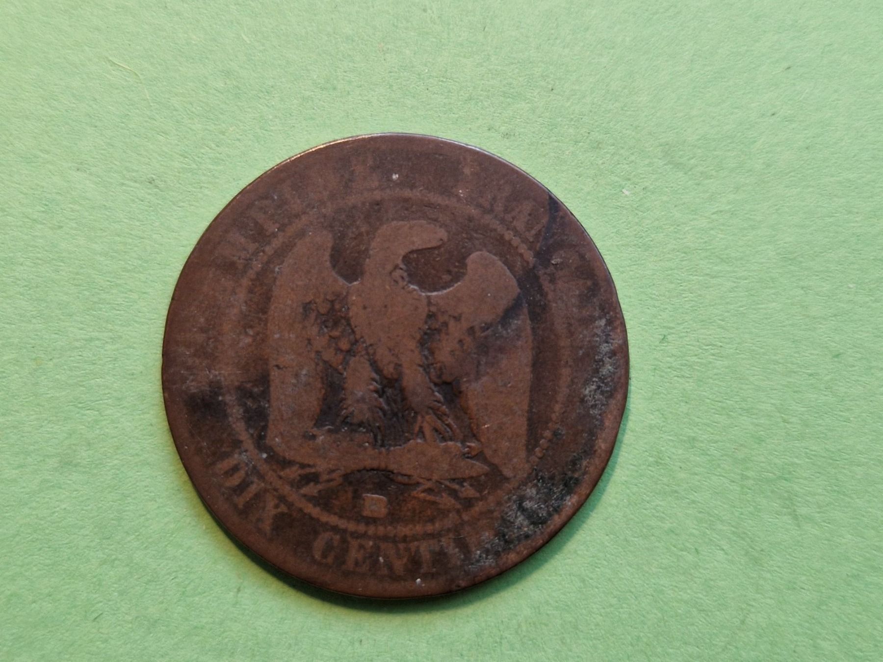 Tutti le monete: Frankreich 5 Centimes 1854 und 10 Centimes 1855 – Usato da MUEHLAU venduto da ibo_5c7d 3