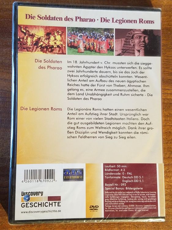 Die großen Krieger: Die Soldaten des Pharao - Legionen Roms (Neu und ...