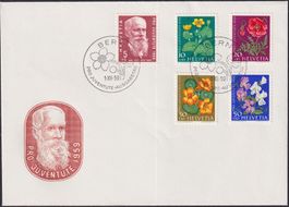 1959; J178-J182 - adressloser Ersttags-Brief.