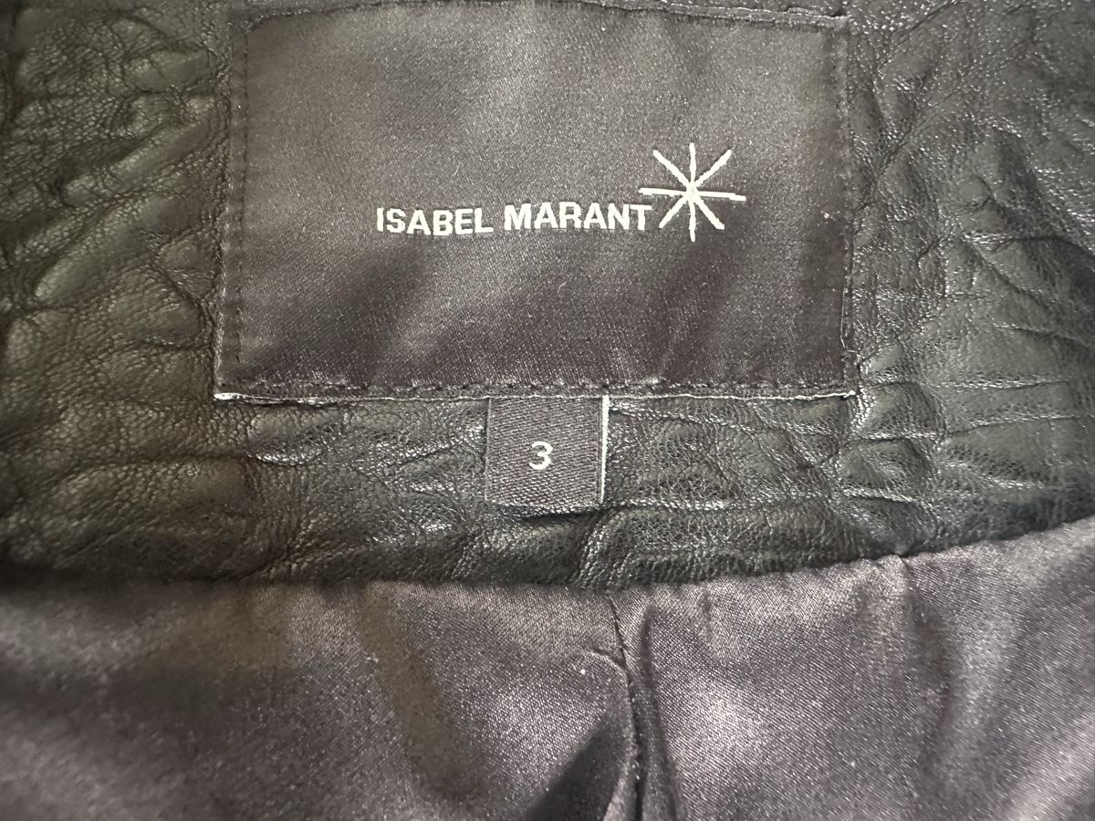 Isabel Marant Jacken: Isabel Marant lambskin biker jacket - black – Gebraucht aus Langnau am Albis von bar_ml6k 1