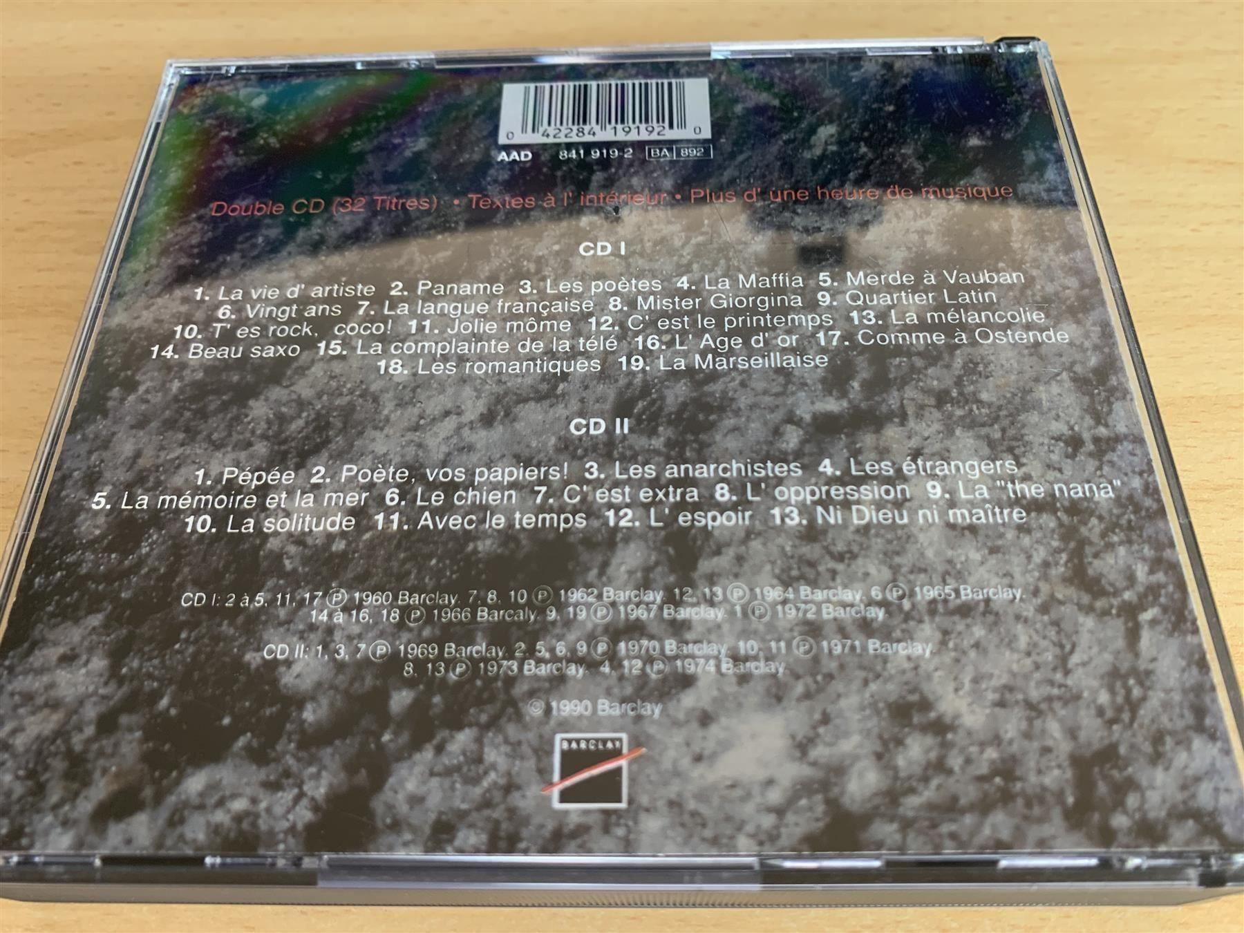 CD: Léo Ferré – Avec Le Temps... - 2 CD – Usato da Rikon im Tösstal venduto da Alpenmutz 1