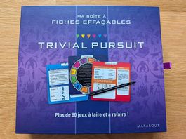 Jeu de société Trivial Pursuit  Fiches Effacables