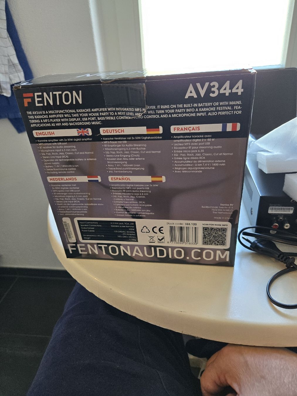 Amplificatori: Fenton AV344, Karaoke Amplifier – Nuovo e nell'imballaggio originale da Solothurn venduto da Sam79 1