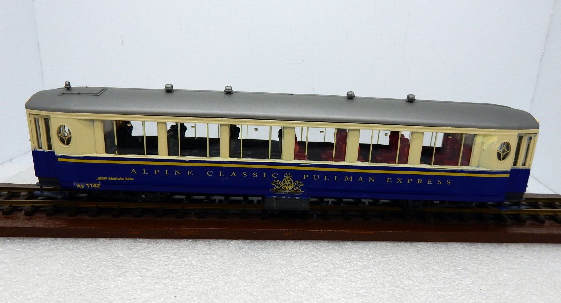 Bemo Modelleisenbahnen: Hom Bemo - RhB "Alpine Classic Pullmann"- Voit Salon  As1142 – Gebraucht aus Locarno von Gudrun2 1