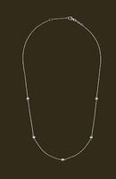 Weissgoldkette mit 5 Brillanten von Kurz