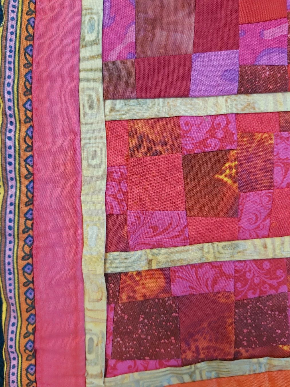 Alle Dekorationen: Patchwork Quilt "Kaskade" Unikat 76 x 80 cm – Neu (gemäss Beschreibung) aus Wetzikon ZH von Meltingpot29 1