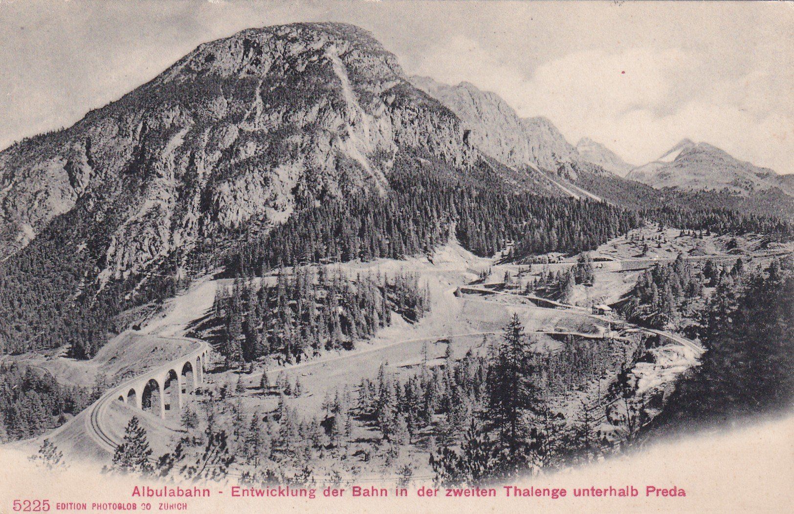Cartoline postali: Albulabahn - Entwicklung der Bahn Preda – Usato da Cormoret venduto da Pascalll2001