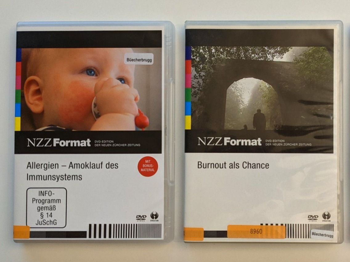 Tutti i DVDs: NZZ Format - Allergien + Burnout als Chance – Usato da Münchenbuchsee venduto da Chaoo