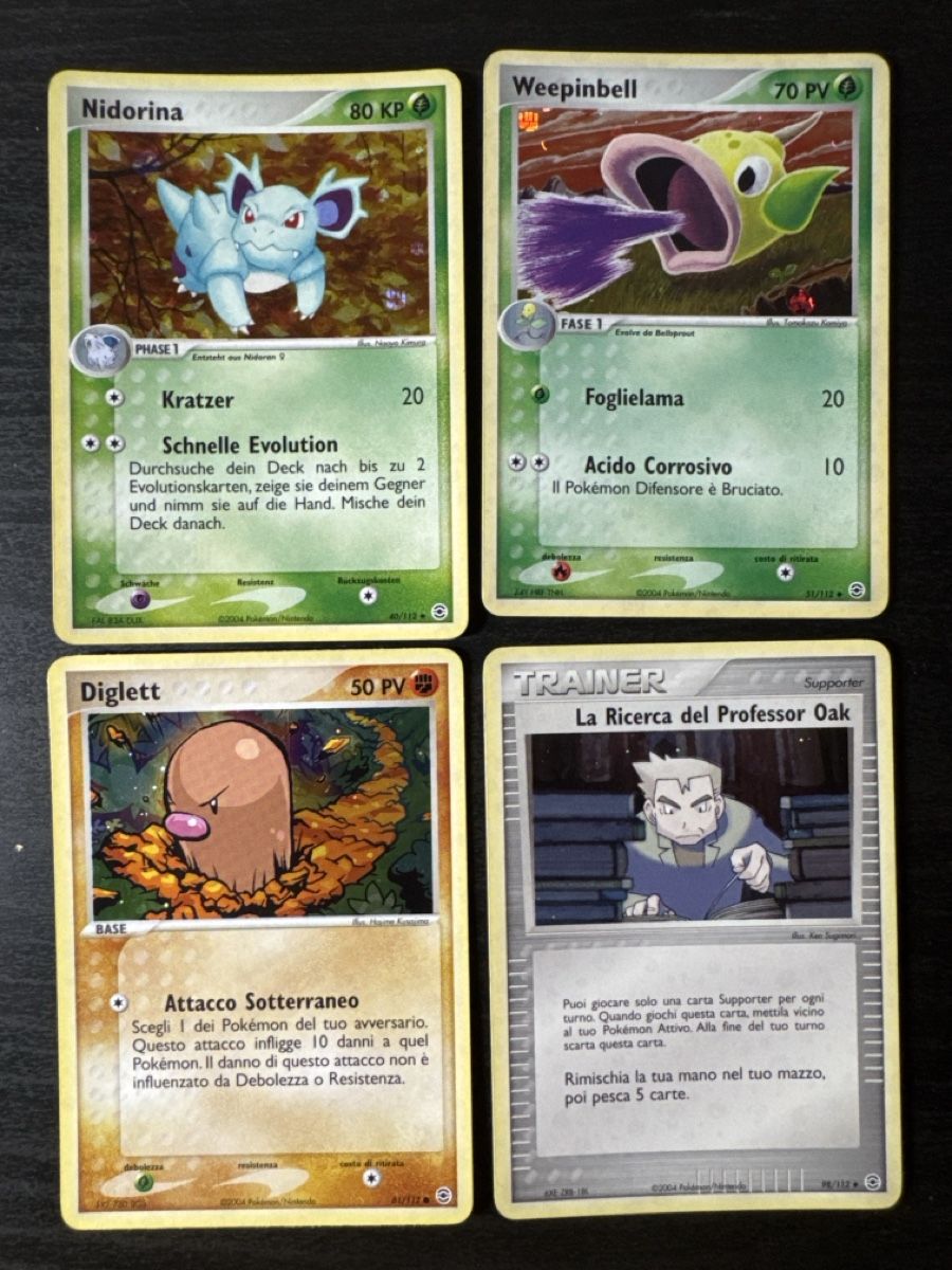 Pokémon Sammelbilder & Trading cards: Bundle Ex RedFire&Leafgreen holo reverse cards  – Gebraucht aus Belprahon von Rob_ain