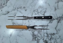 2 fourchettes à viande en acier inoxydable Victorinox