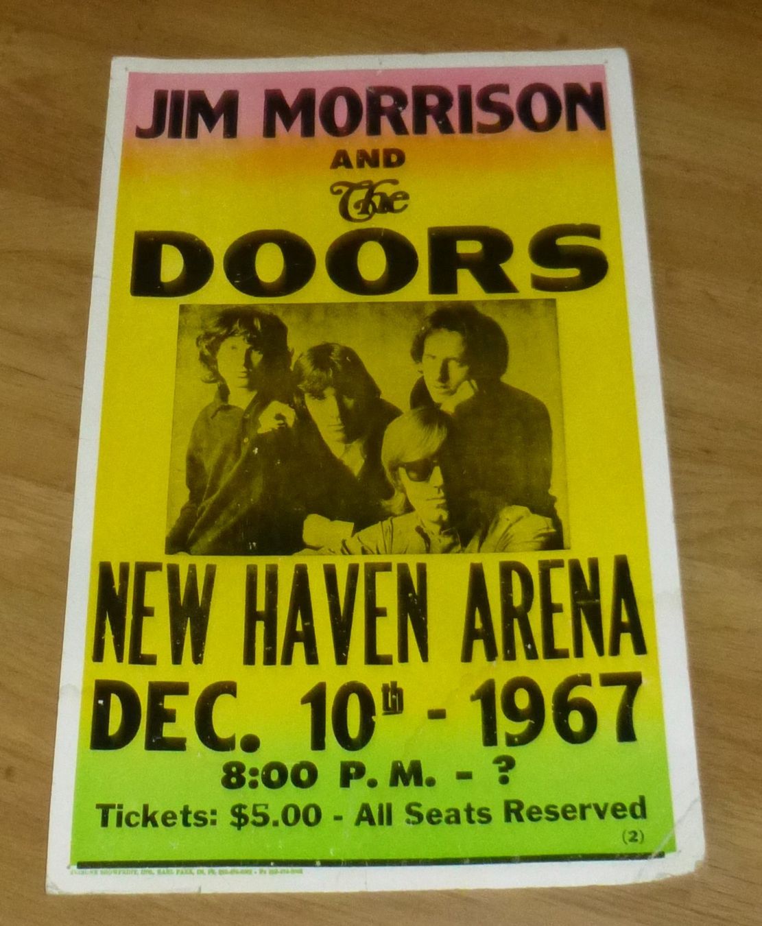 Poster & Bilder: THE DOORS / JIM MORRISON / KONZERTPOSTER – Gebraucht aus Triengen von misterpicknicker