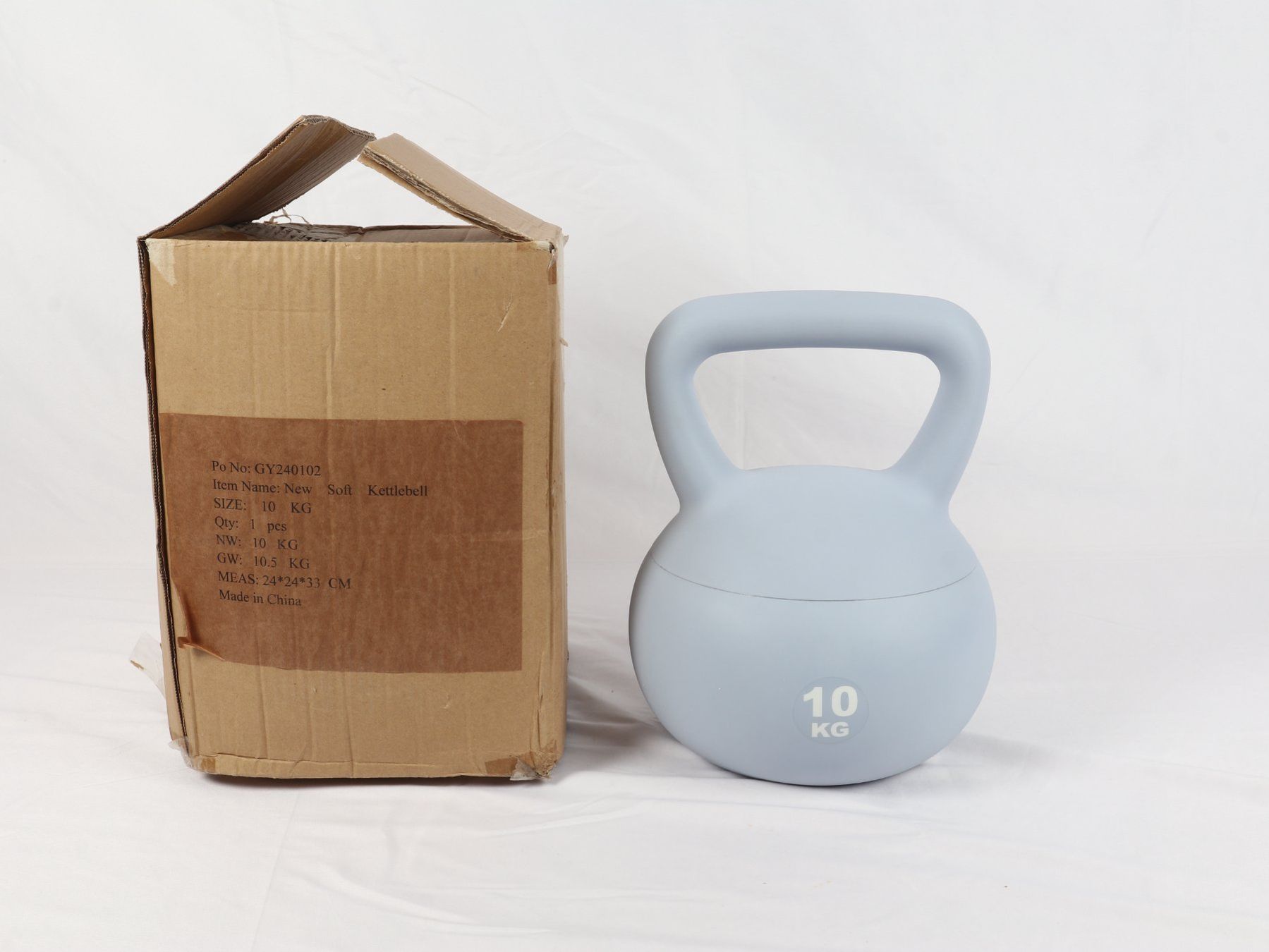 Manubri & Pesi: FITCOM 10kg Soft Kettlebell – Nuovo (secondo la descrizione) da Steinen venduto da Restwert_Steinen