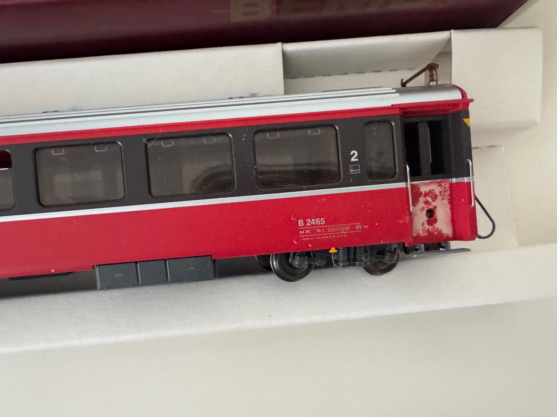Bemo Trains électriques: Bemo - 2. Klasse Rhätische Bahn Waggon mit OVP, B2456 – D'occasion à Winterthur par Arma3 1
