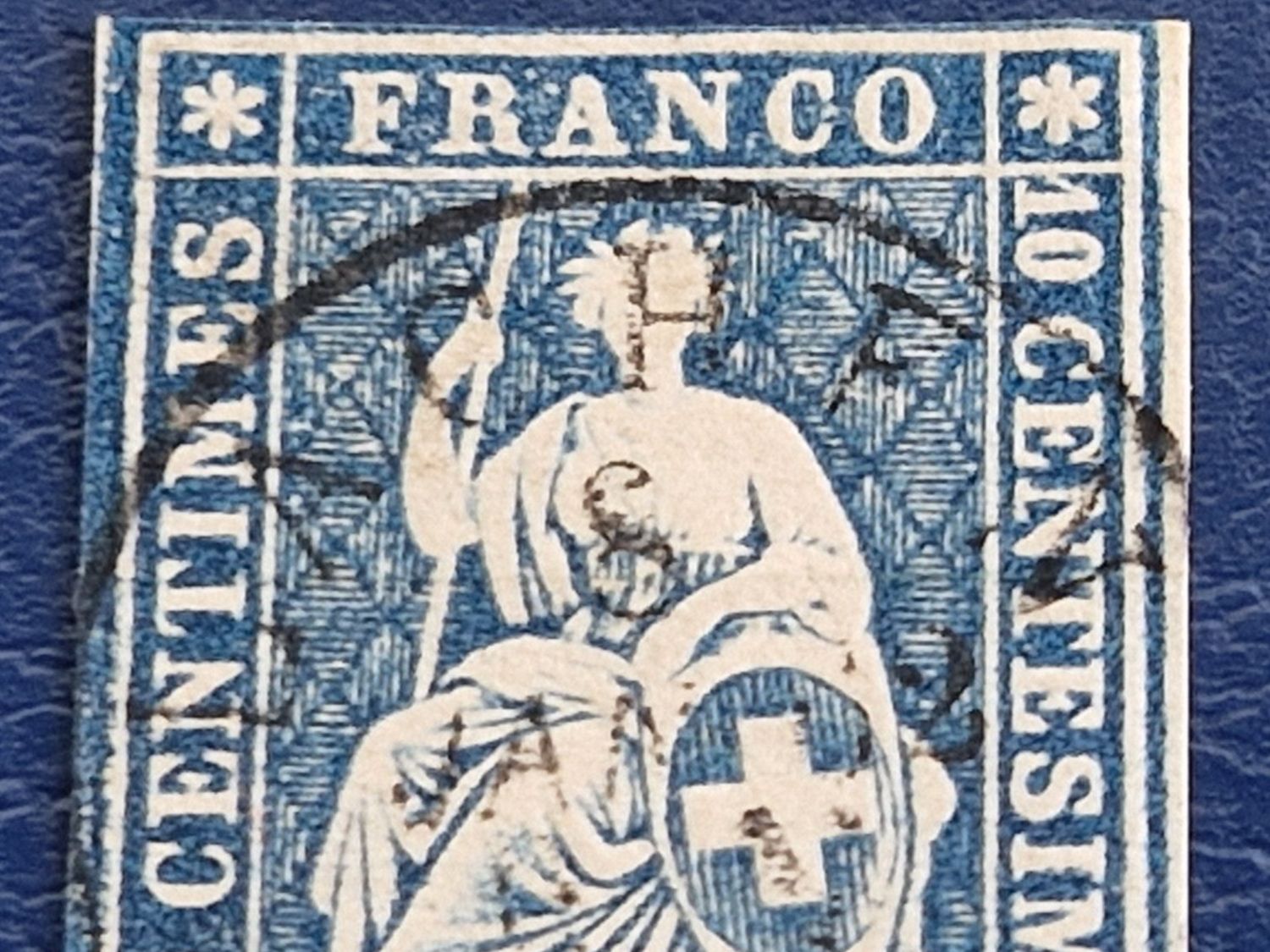 Tutti i francobolli: Strubel 23G, LACHEN, ab 1.- – Usato da Burgdorf venduto da Glossy01 1