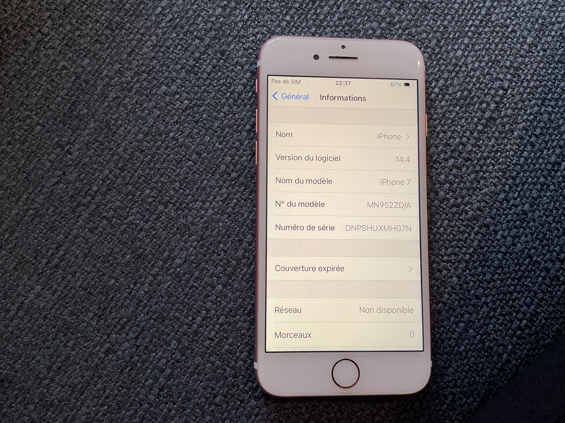 Apple Telefoni cellulari / Smartphones: Apple iPhone 7 128 Go – Usato da Icogne venduto da cen_h97r 7