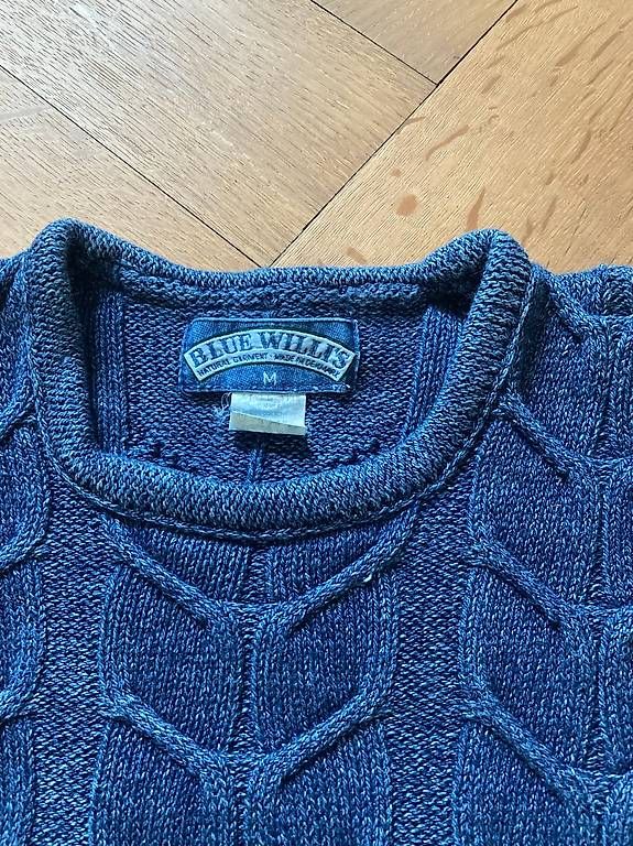Maglioni & Felpe: Long pull bleu Blue Willi's 100% coton taille M – Usato da Renens VD venduto da chrstn