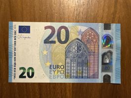 20 Euros Lagarde 2015 prefix SW - Bankfrisch