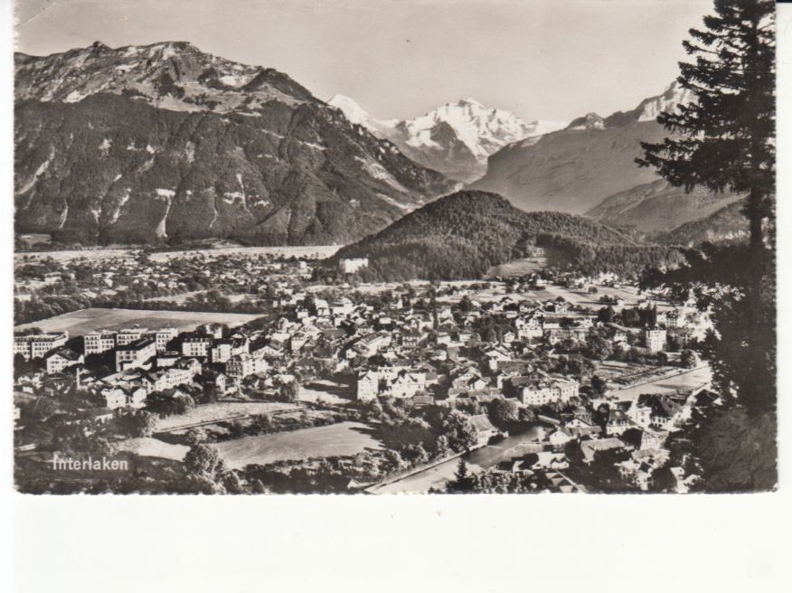 Cartoline postali: Interlaken 1947 – Usato da Bürglen TG venduto da StampGraf