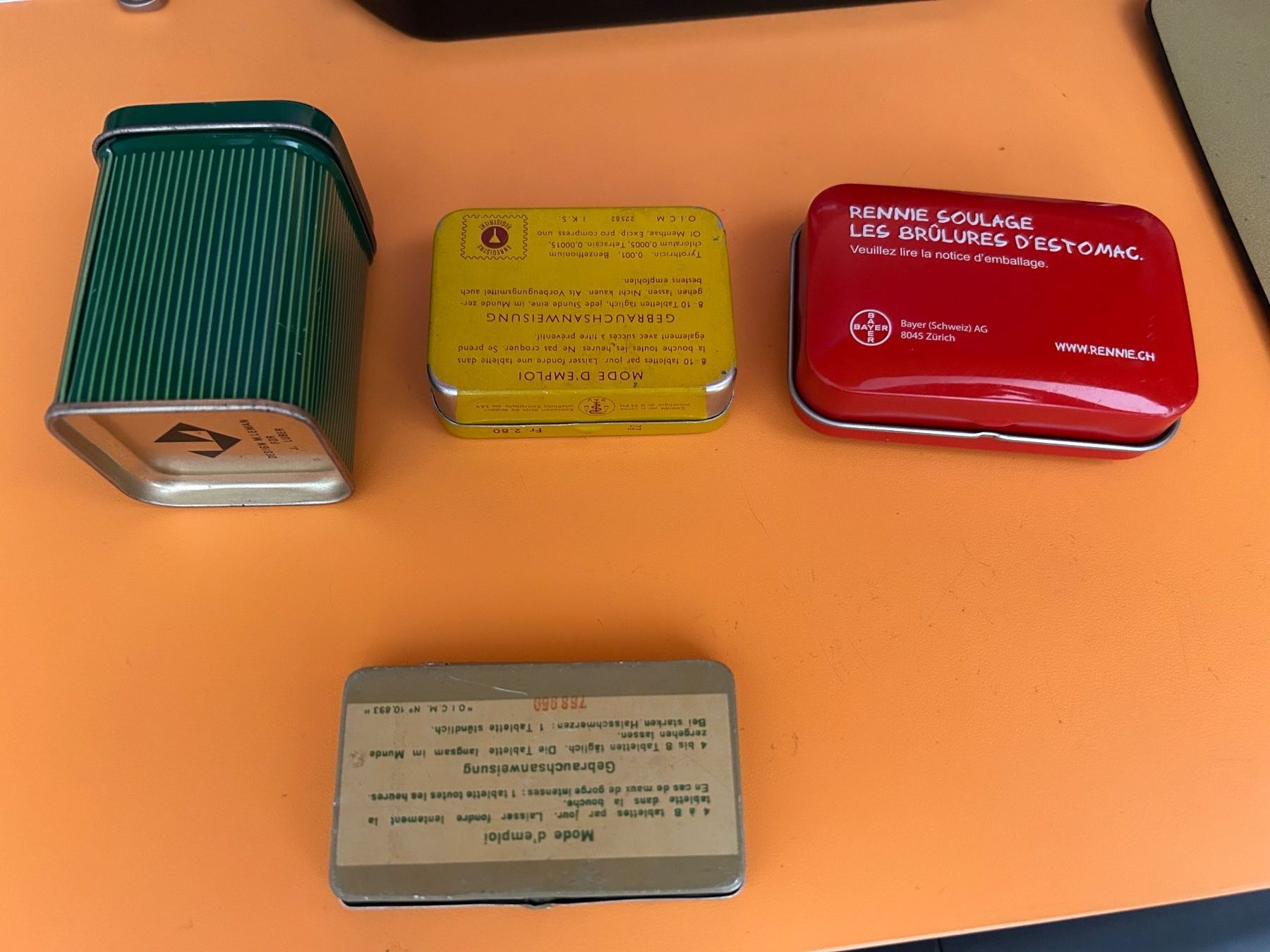 Barattoli: 4 Blechdose – Usato da Arbedo venduto da nadia1973 1
