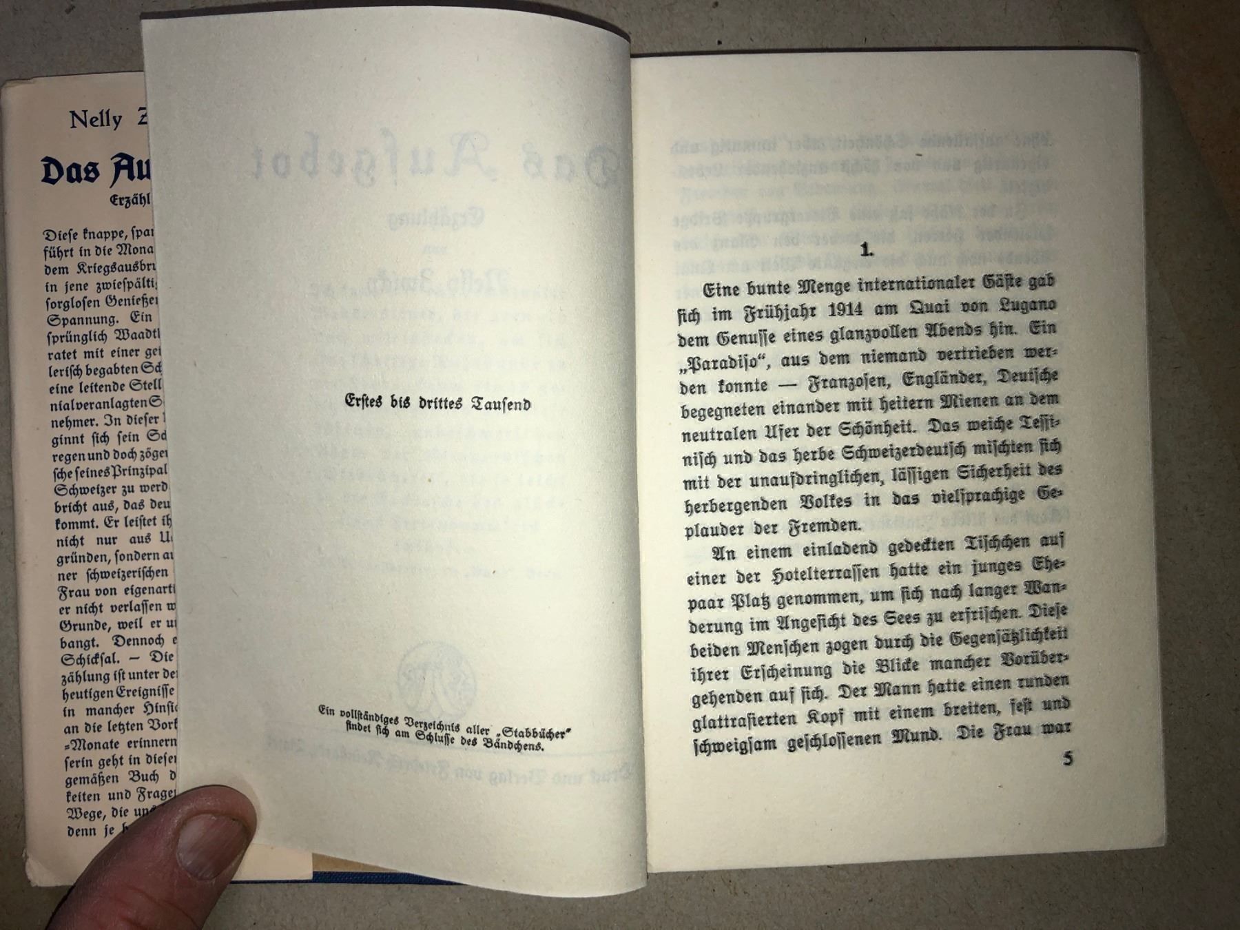 Libri: Nelly Zwicky: Das Aufgebot – Usato da Zürich venduto da allp 4