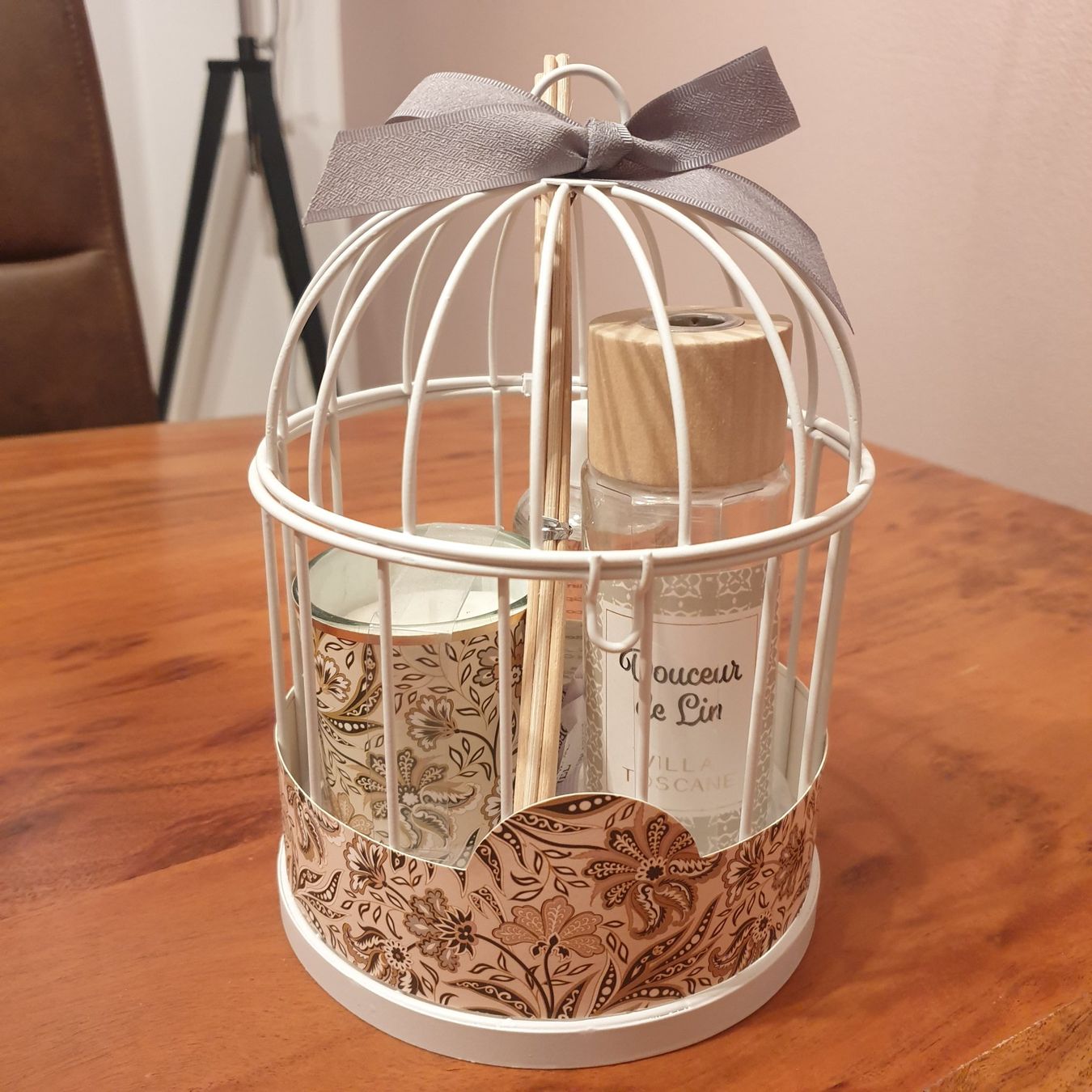 Diffuseurs: Geschenk Set Duftkerze / Diffuser, shabby chic, neu & ovp – Neuf avec emballage d'origine à Neuendorf par DeSiriA