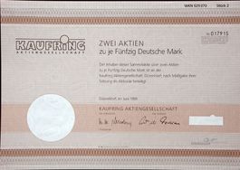 Kaufring AG, Düsseldorf - 1991