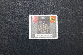 GEB. MITR. KP. II/18 SOLDATENMARKE 1918