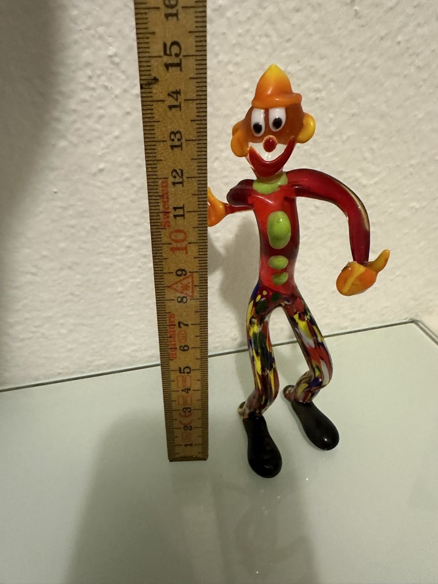 Murano Statuette: Clown Murano Glas. – Usato da Bützberg venduto da Chisco 1