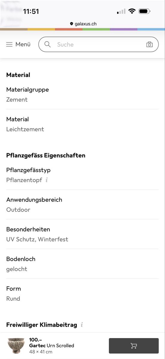 Blumentöpfe: Gartec Pflanzentopf – Gebraucht aus Weiach von Gismo049 5
