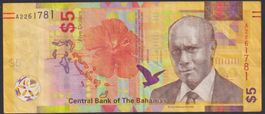 Bahamas 5 Dollars 2020