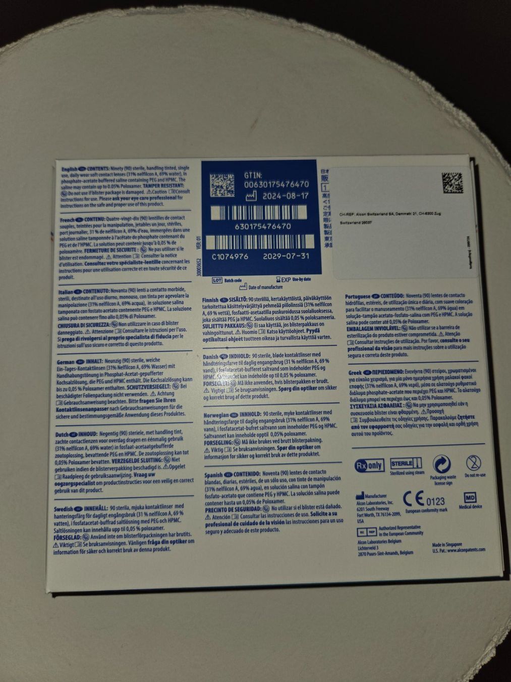 Lenti a contatto: Dailies AcquaComfort Plus -2.25 / 90 Stück – Nuovo e nell'imballaggio originale da Grüningen venduto da DCSHOP 2