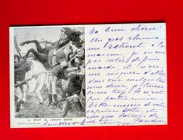 FRANCE CP LA MORT DE JOSEPH BARRA LILLE GENEVE JUSSY 1907